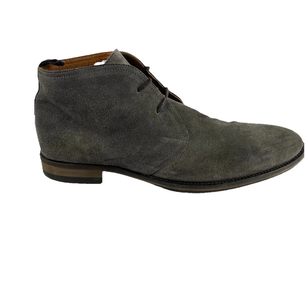 RODD & DUNN Gray Suede Boots Mens Size US 12‎ UK 11 Pebbly Hill Chucka Leather